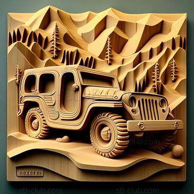 3D мадэль Kaiser Jeep M715 (STL)